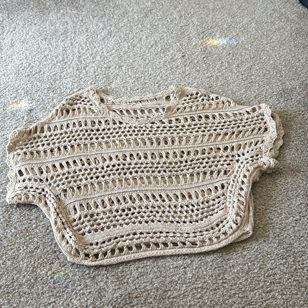 NO tags; So or Mudd Brand womens woven boho hippie sweater top